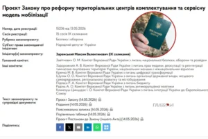 Електронні повістки і відеофіксація: зареєстровано законопроєкт про реформу ТЦК